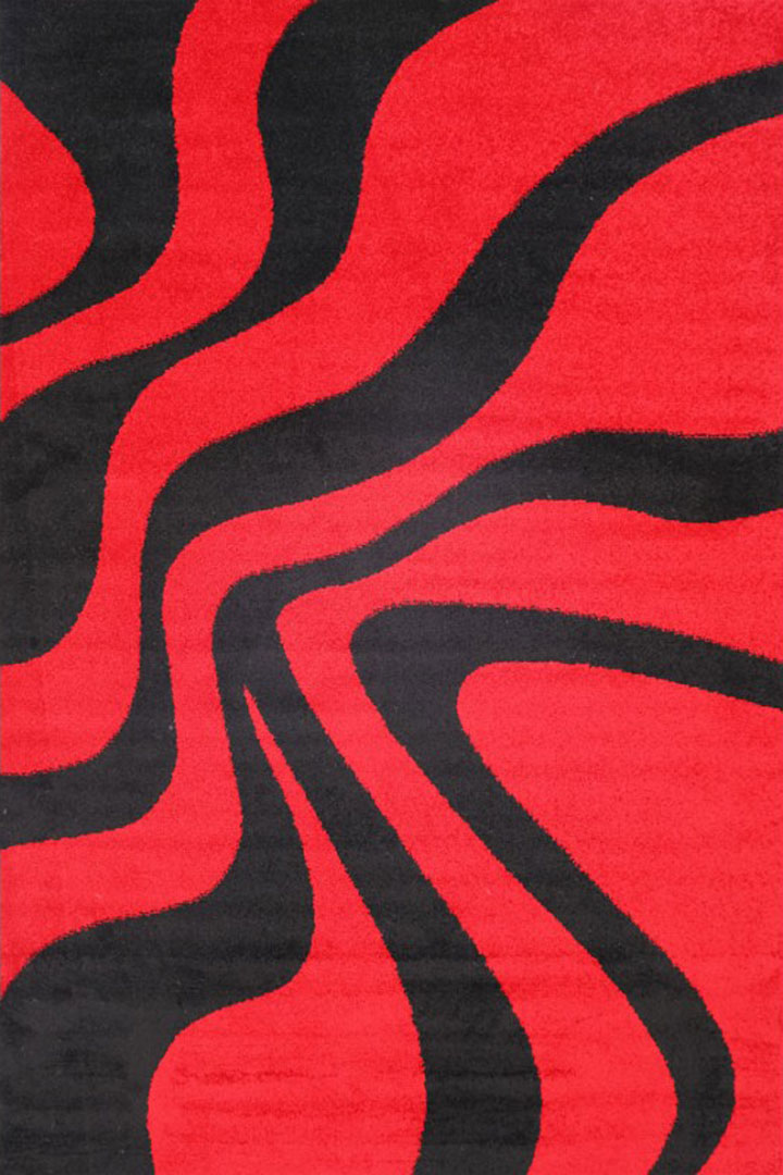 Attila Modern Wavy Rugs 8333-10 - Click Image to Close