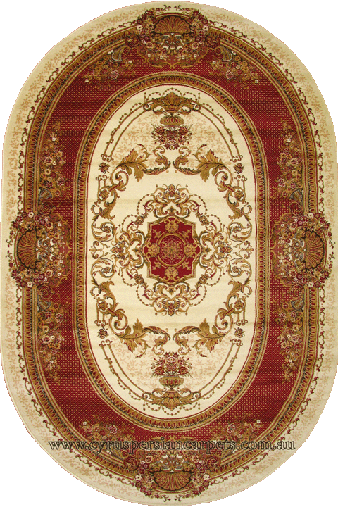 First Class Wool Traditional Oval Rug 294-1659 - Click Image to Close