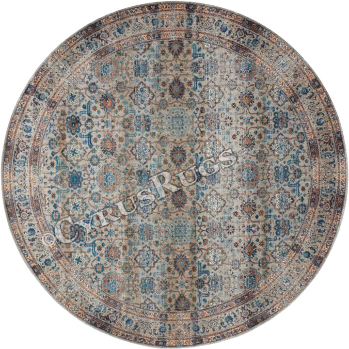 Madelaine Contemporary Round Rugs 3-FE4-E - Click Image to Close
