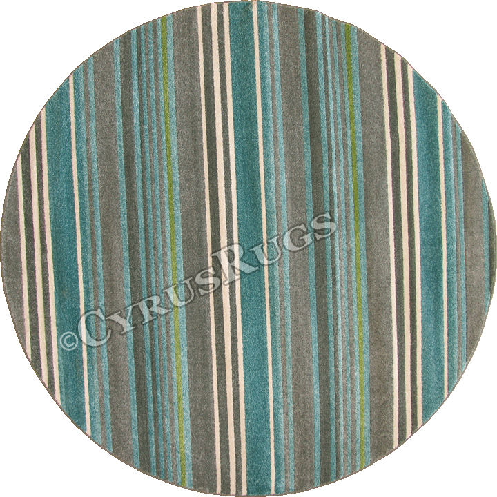 Morocco Striped Round Rugs 0W418 Multi LJ - Click Image to Close