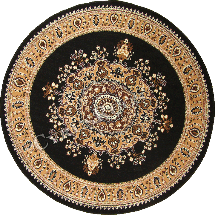 Bello Traditional Medallion Round Rugs 99-B44 - Click Image to Close