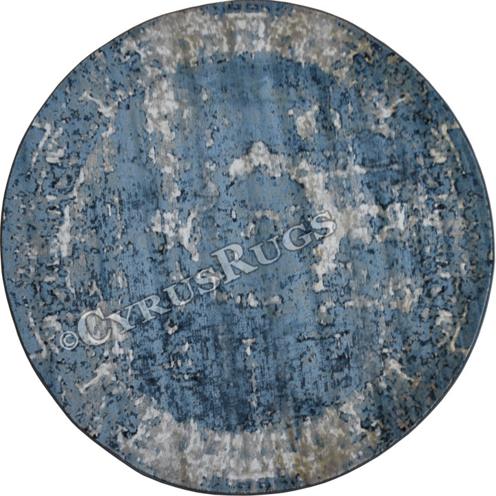 Urban Distressed Round Rugs 4441-H - Click Image to Close