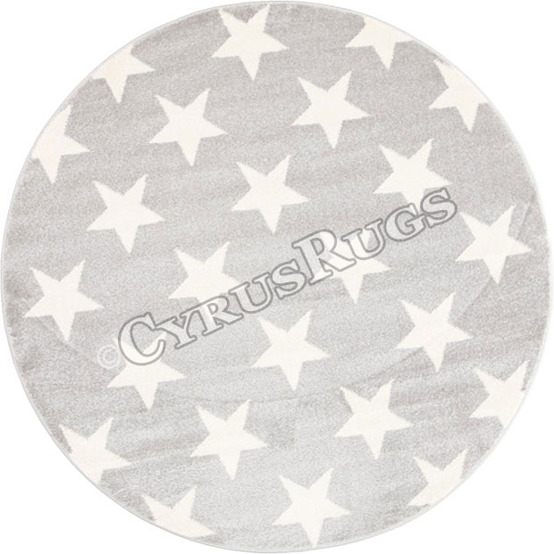 Bambino Round Modern Star Rugs 15927-95 - Click Image to Close