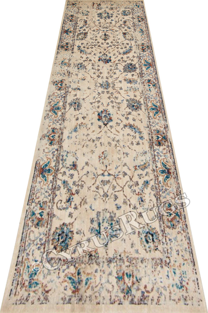 Madelaine Contemporary Hallway Runner Rugs 521-FE4-W - Click Image to Close