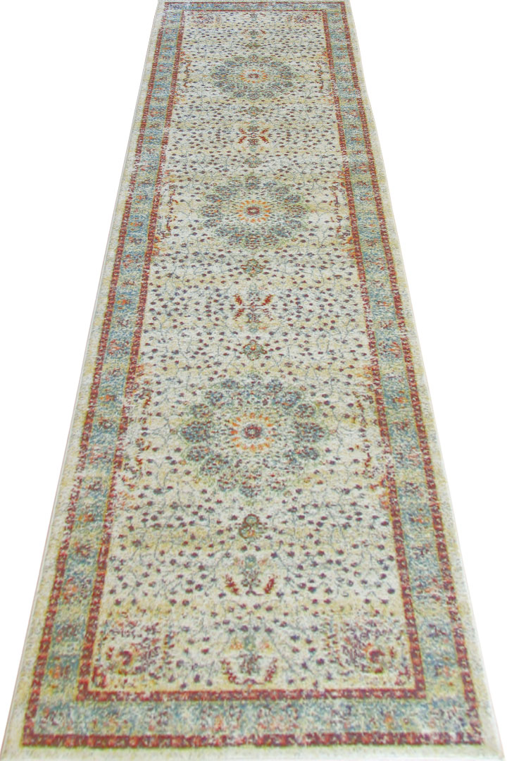Morocco Medallion Hallway Runner Rug 700 Cotton Tukuaz - Click Image to Close