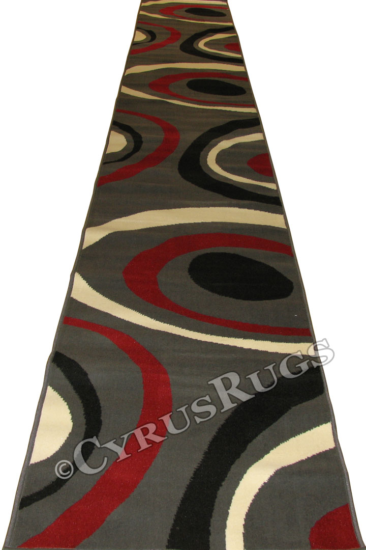 Bello Modern Hallway Runner Rugs R4417-MG2 - Click Image to Close