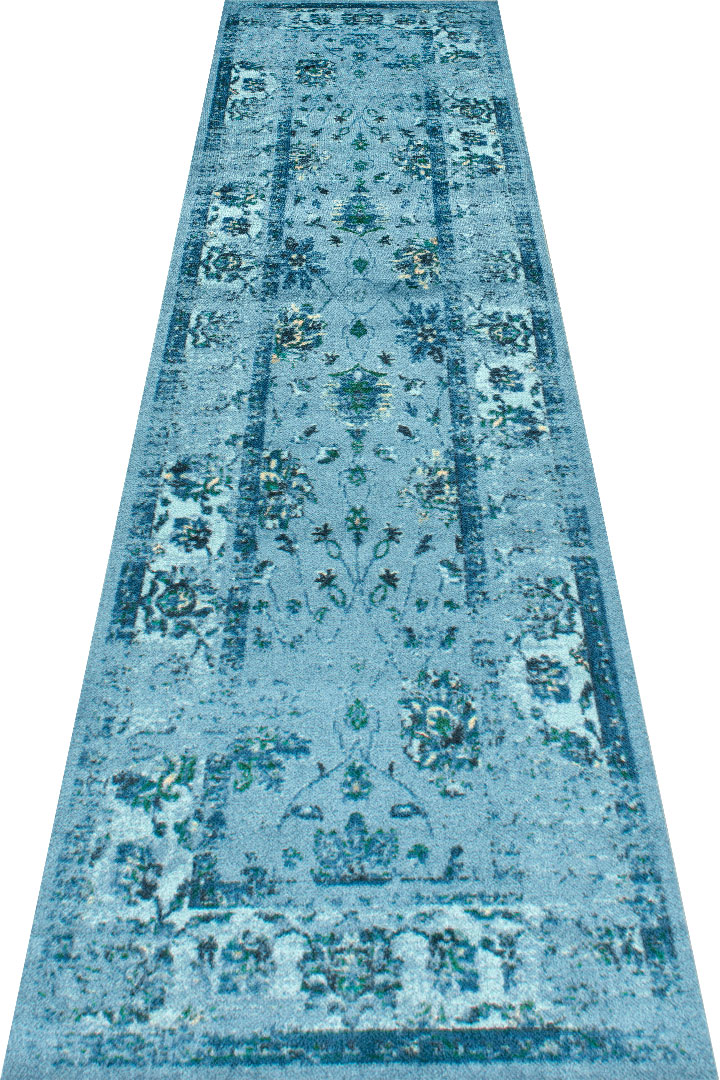 Evoke Floral Hallway Runner Rugs 101003-39620 - Click Image to Close
