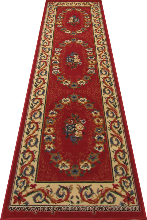 Khalaf Oriental Hallway Runner Rug 370-770X - Click Image to Close