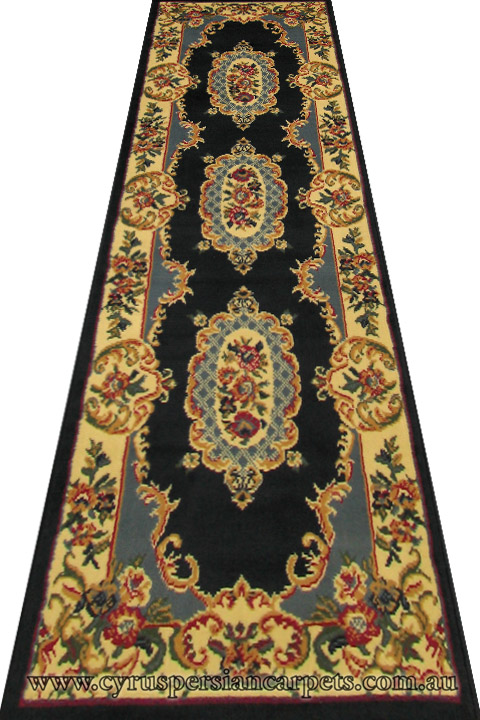 Khalaf Oriental Hallway Runner Rug 536-770B - Click Image to Close