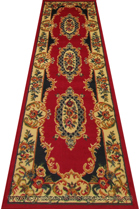Khalaf Oriental Hallway Runner Rug 536-770R - Click Image to Close