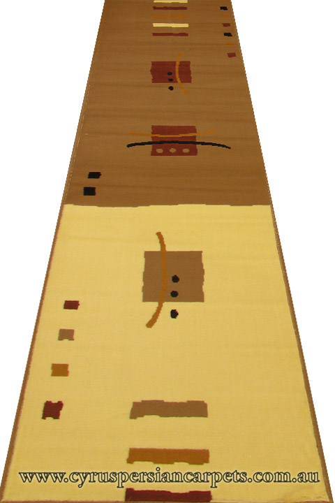 Khalaf Moderna Hallway Runner Rug 825-785W - Click Image to Close