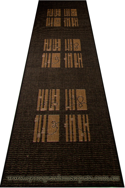 Sisalo Flatweave Hallway Runner Rug 7-991K - Click Image to Close