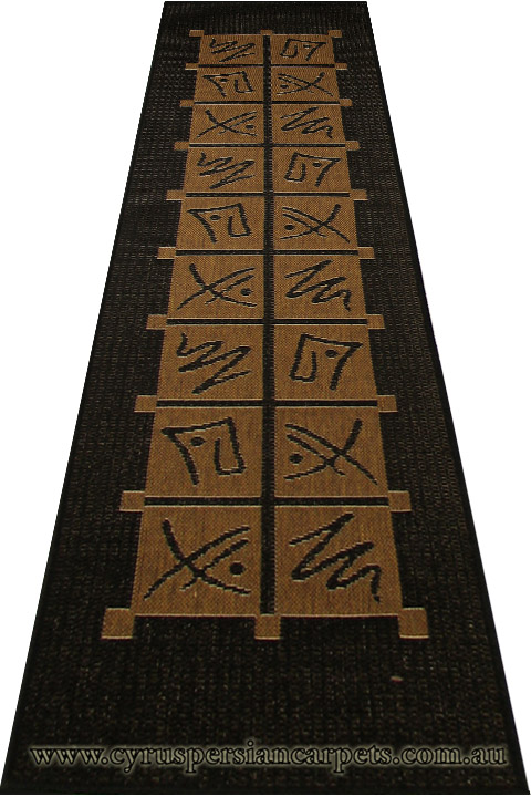 Sisalo Flatweave Hallway Runner Rug 821-991K - Click Image to Close