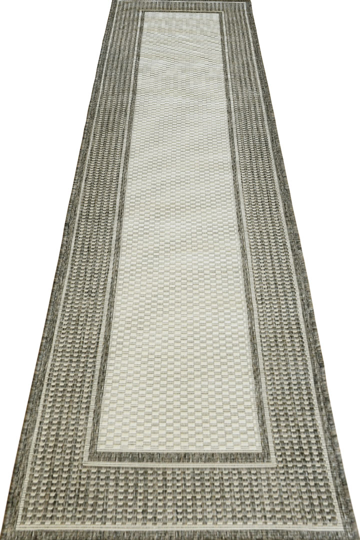 Sisalo Flatweave Hallway Runner Rugs 250-W71-W - Click Image to Close