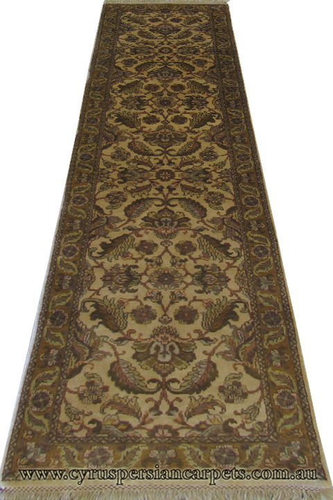 Jaipur Hand Knotted Wool Hallway Runner Rug - Click Image to Close