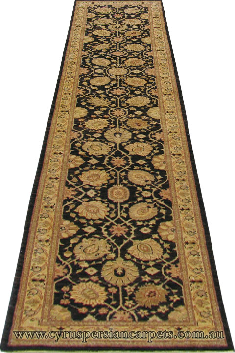 Tolidi Hand Knotted Wool Hallway Runner Rug - Click Image to Close