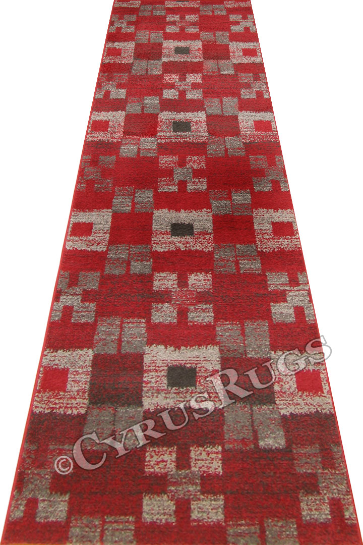 Boston Modern Hallway Runner Rugs A350A-10 - Click Image to Close
