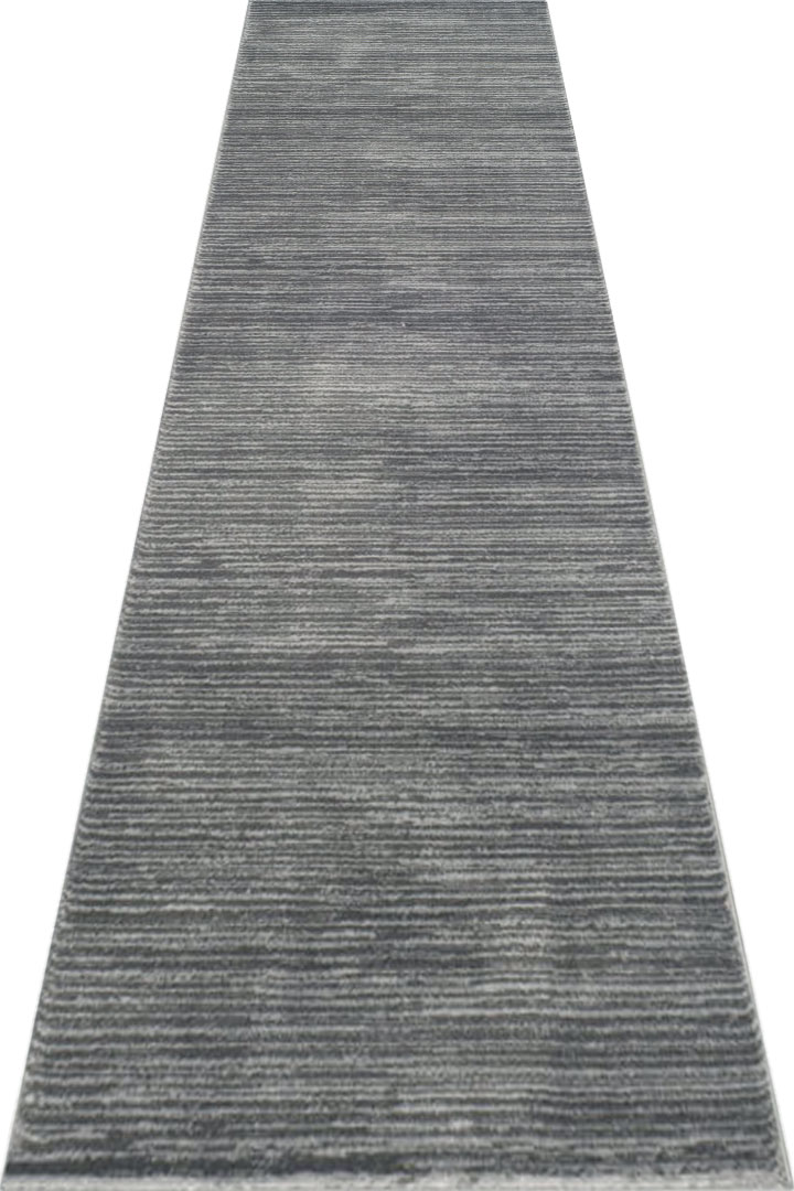 Domenico Modern Hallway Runner Rugs B066A L.Grey CKM Dover - Click Image to Close