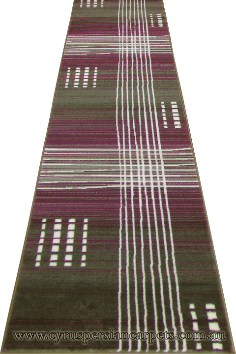 Surf Hallway Runner Rug 2582A-Purple - Click Image to Close
