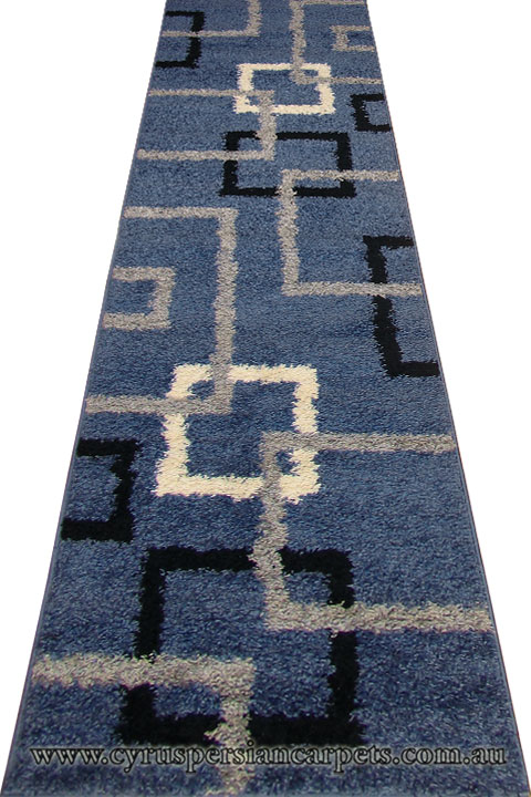 Stella Shaggy Hallway Runner Rug 1134A-PMV-PMV - Click Image to Close