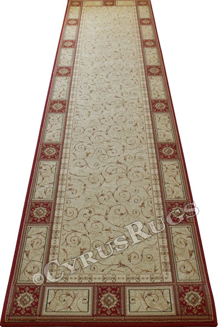 Milano Traditional Border Hallway Runner Rugs 165R - Click Image to Close