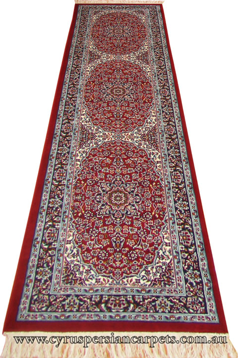 Persepolis Traditional Hallway Runner Rug 310 Red - Click Image to Close