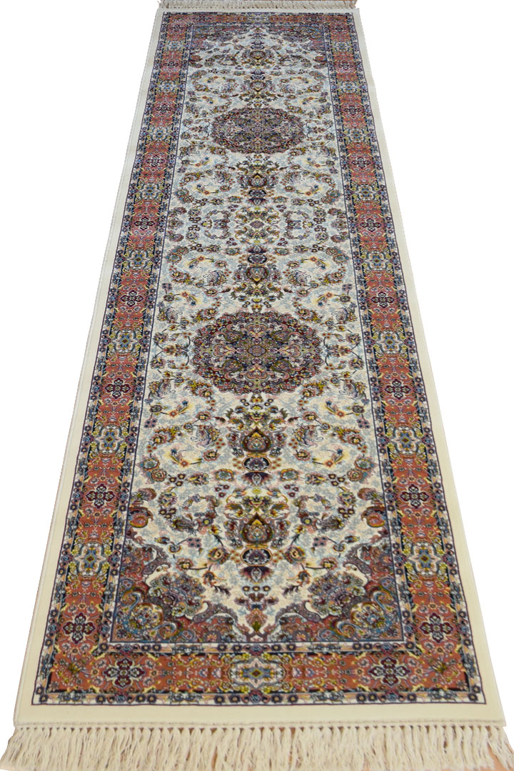 Persico Traditional Hallway Runner Rugs 802001 Cream - Click Image to Close
