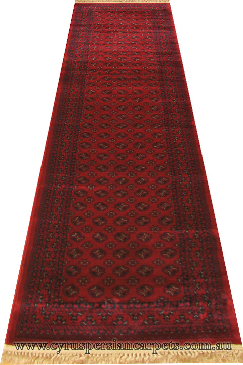 Sicily Hallway Runner Rug 0525 Red Red - Click Image to Close