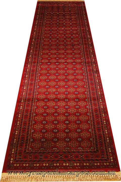 Sicily Hallway Runner Rug 0626 Red Red - Click Image to Close