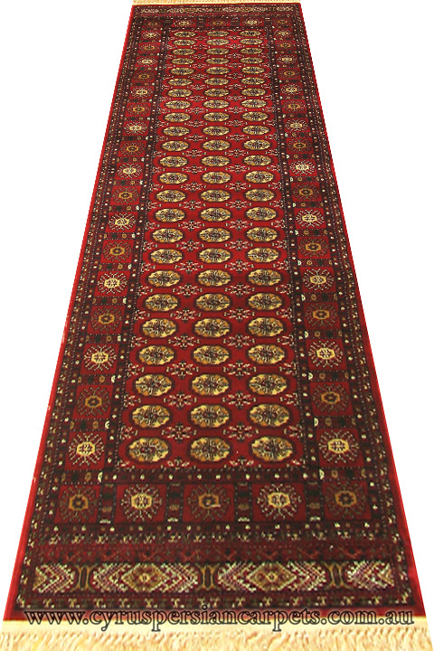 Sicily Hallway Runner Rug 1841-0 Red - Click Image to Close