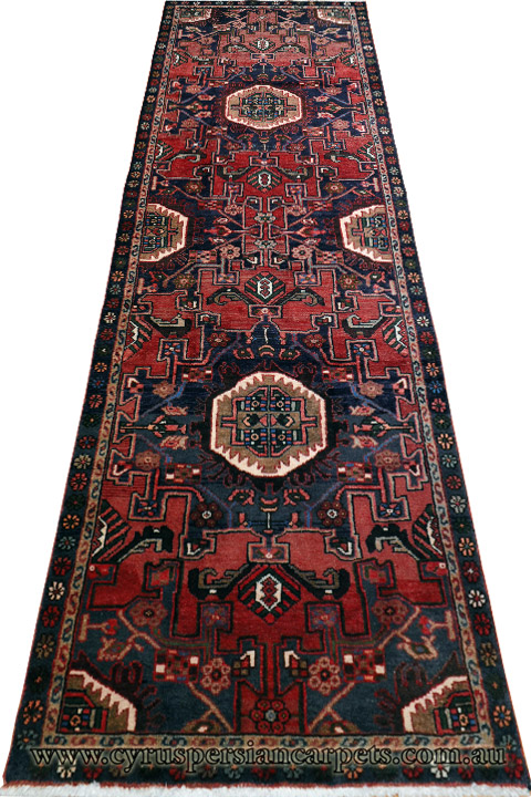 Nahavand Hand Knotted Wool Runner (Size 285 x 99cm) - Click Image to Close