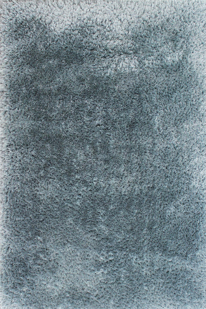 Los Angeles Plain Shaggy Rugs 11269 Duck Egg - Click Image to Close