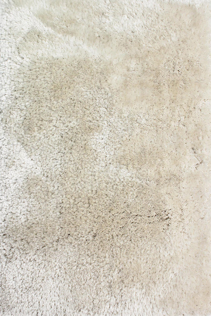 Los Angeles Plain Shaggy Rugs 9725 Jewel Ivory - Click Image to Close