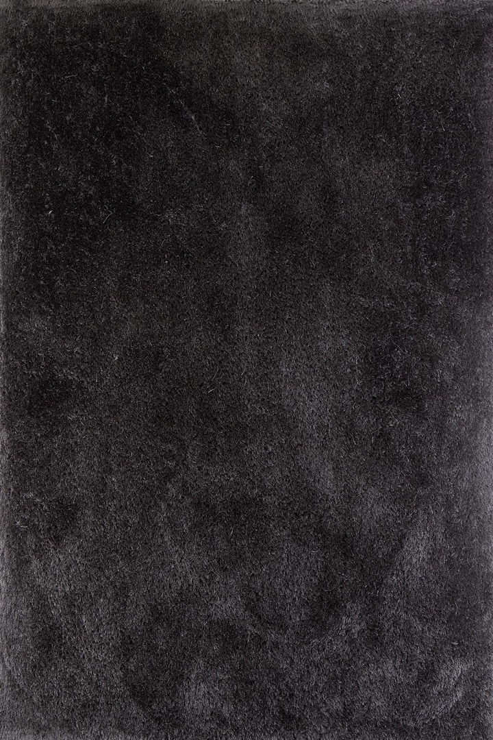 Los Angeles Plain Shaggy Rugs 9724 Steel - Click Image to Close
