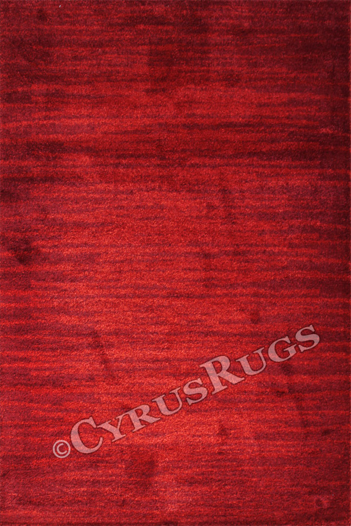 Brooklyn Modern Plain Red Rugs 6899 Claret Red - Click Image to Close
