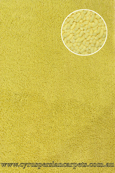 Double Coral Plain Shaggy Rug 8 Ivory Size 220 x 150cm - Click Image to Close