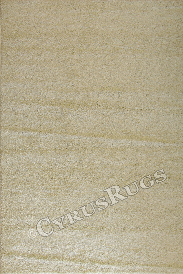 Mystique Plain Shaggy Rugs Cream - Click Image to Close