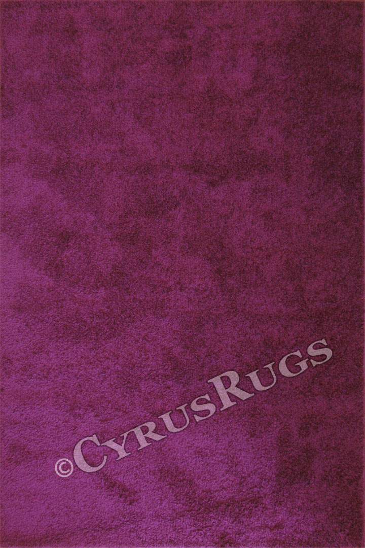 Mystique Plain Shaggy Rugs Purple - Click Image to Close