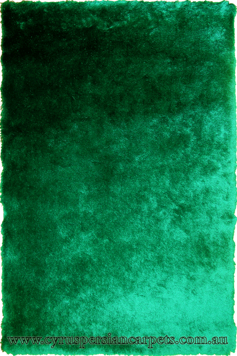 Prestige Plain Shaggy Rug 17-5641-TPX Emerald - Click Image to Close