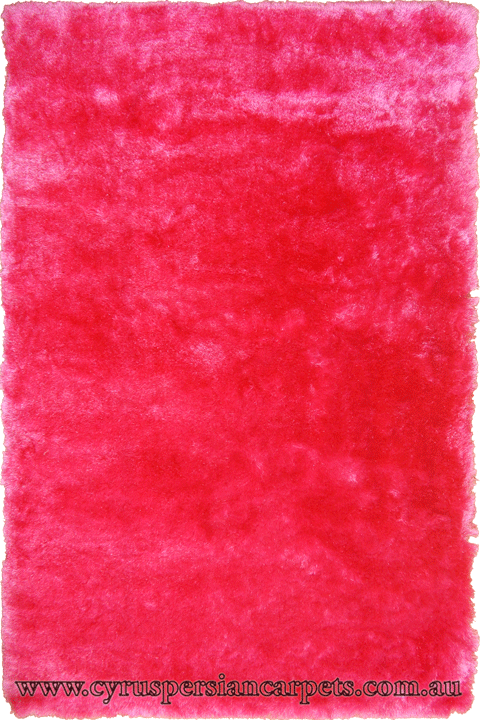 Prestige Plain Shaggy Rug RX107 Fuchia - Click Image to Close