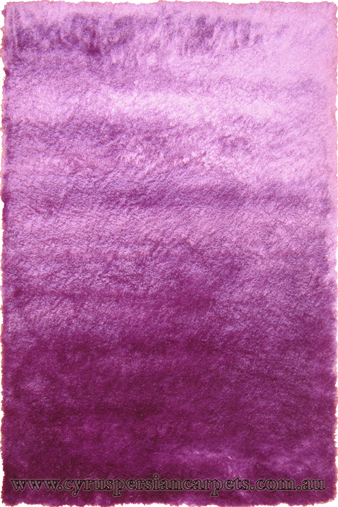 Prestige Plain Shaggy Rug RX121 Lilac - Click Image to Close