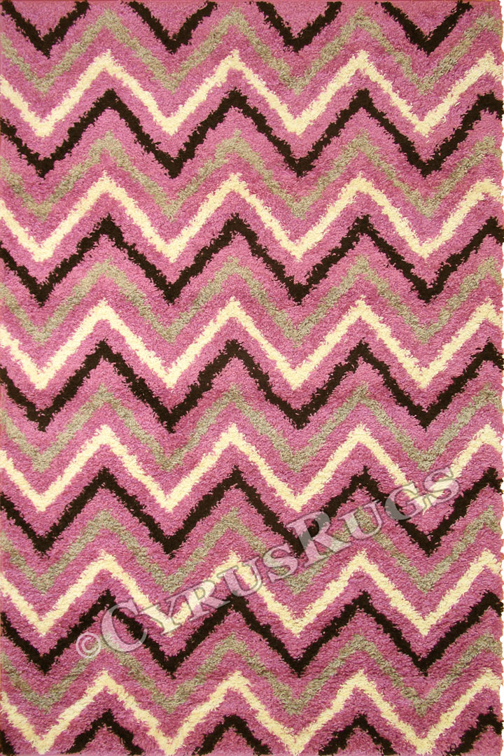 Stella Chevron Shaggy Rug 1128A-KLI-KLI - Click Image to Close