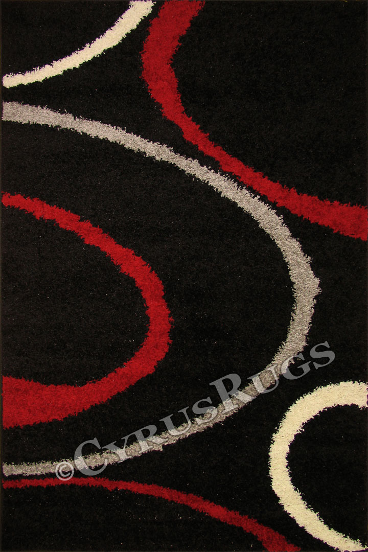 Stella Abstract Shaggy Rug 1202A-BRD-SYH - Click Image to Close