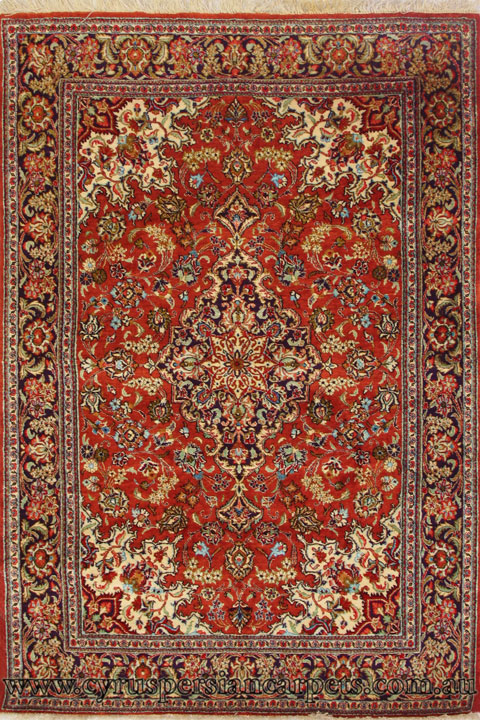 Kum Medallion Hand Knotted Silk Rug - Click Image to Close