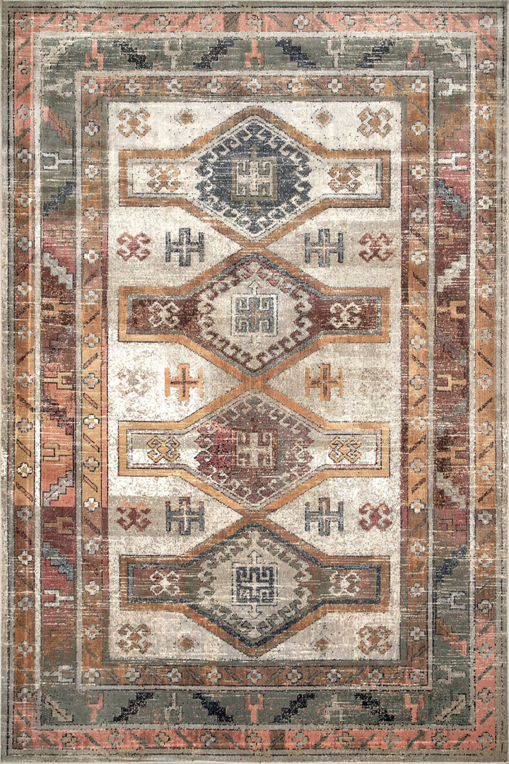 Antique Traditional Medallion Rugs 385-W - Click Image to Close