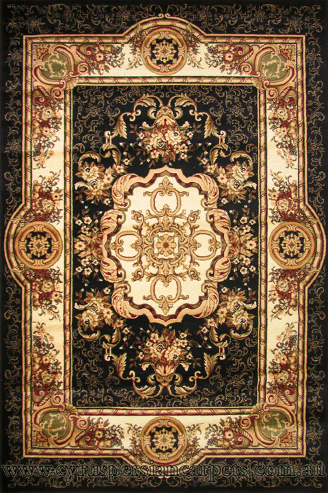 First Class Wool Traditional French Design Rug 22-41467 - Click Image to Close