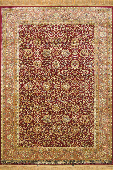 Florance Traditional Oriental Rug 4963A Red - Click Image to Close