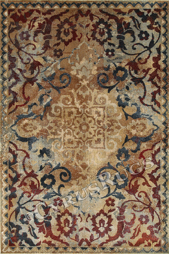 Jasmine Traditional Medallion Rugs 21-J - Click Image to Close