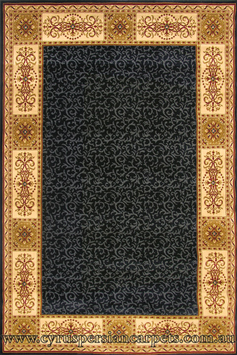 Kashan Traditional Border Rug 51-616B - Click Image to Close