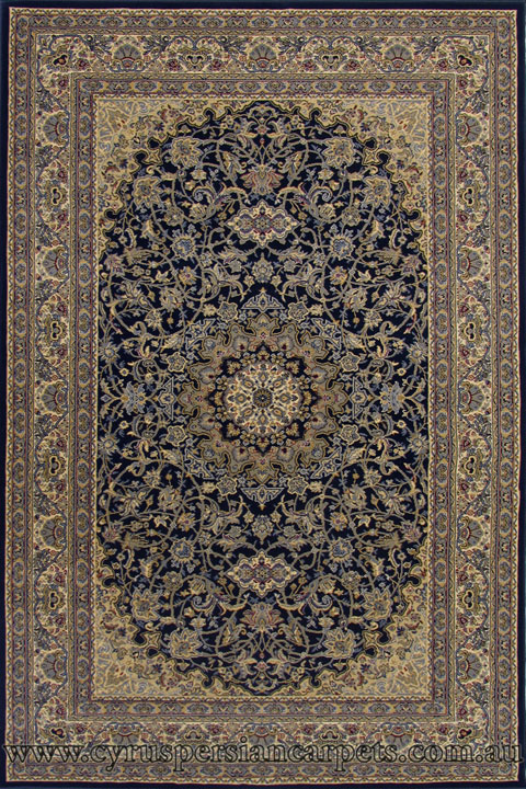 Kashan Traditional Medallion Rug 111-616B - Click Image to Close